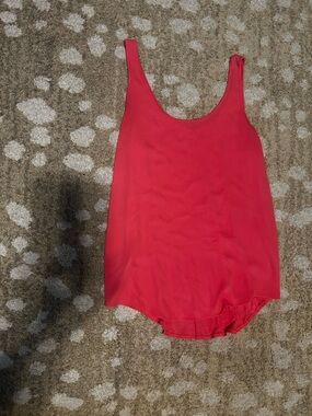 LOFT Coral Scoop Neck Sleeveless Tank